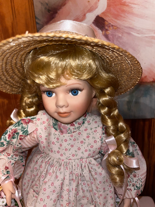 Sarah Rose Porcelain Doll